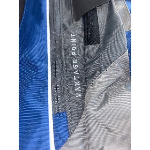 Eddie Bauer Vantage Point Backpack | Blue & Gray | Laptop Travel Pack - Picture 3 of 13